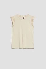 WOMEN'S T-SHIRT L-TS-4028 L.Beige