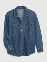 GAP Kids Denim Shirt Oversized - Boys