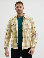 White-yellow checkered outer shirt ONLY & SONS Milo - Men's