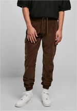 Corduroy Cargo Jogging Pants darkolive