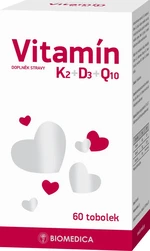 BIOMEDICA Vitamín K2+D3+Q10 60 tobolek