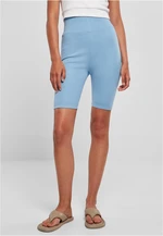 Women's high-waisted cycling shorts horizontblue