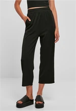 Women's straight leg Culotte black