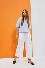 WOMEN'S TROUSERS L-SP-4018 WHITE