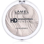 LAMEL Insta Glow and Sparkle kompaktný púdrový rozjasňovač odtieň 401 12 g