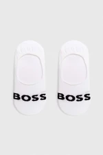 Ponožky BOSS 2-pak pánske,biela farba,50477866