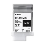 Canon PFI-102MBK, 0894B001 matná čierna (matte black) originálna cartridge