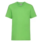 Green Fruit of the Loom Kids Cotton T-shirt