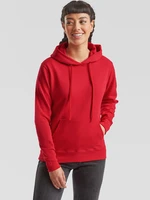 Czerwona bluza z kapturem Hooded Sweat Fruit of the Loom