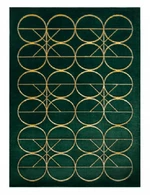 Kusový koberec Emerald 1010 green and gold-180x270