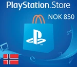 PlayStation Network Card 850 NOK NO