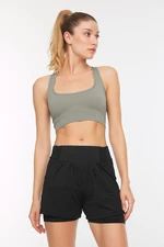 Trendyol Black 2-layer Sports Shorts