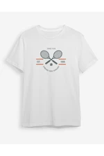 Trendyol White Tennis Themed Regular/Normal Cut T-shirt