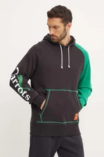 Mikina Puma PUMA X CARROTS Graphic Hoodie TR pánská, černá barva, s kapucí, vzorovaná, 627445