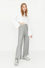 Trendyol Gray Soft Knitted Pants