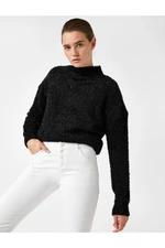 Koton Women's Turtleneck Long Sleeve Knitwear Sweater