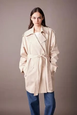 DEFACTO Relax Fit Belted Trench Coat