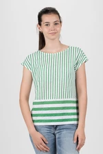 T-Shirt - TOMMY HILFIGER BABS OPEN-NK TOP CAP SLV green