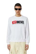 Diesel Sweatshirt - S-GINN-DIV SWEAT-SHIRT white