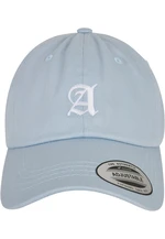 Letter Light Blue Low Profile Cap A