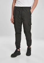 Cargo Nylon Track Pants Black