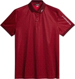 J.Lindeberg Tour Tech Regular Fit Print House Of JL Red M Polo