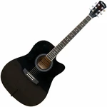 Pasadena SG028CE Black Chitarra Semiacustica Dreadnought