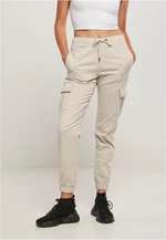 Women's comfortable high-waisted jogging pants Cargo Comfort made of soft grass