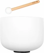 Sela 10" Crystal Singing Bowl Frosted 432 Hz G incl. 1 Wood Mallet Percusión para musicoterapia