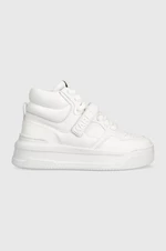 Kožené sneakers boty Karl Lagerfeld KREW MAX KC bílá barva, KL63350