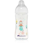 Bebeconfort Emotion White dojčenská fľaša Bear 0-12 m 270 ml