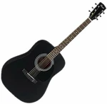 Cort AD810E Black Satin Elektroakustická gitara Dreadnought