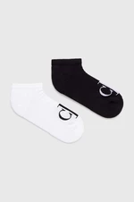 Ponožky Calvin Klein Jeans 2-pak pánske, čierna farba, 701226660