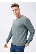 Lee Cooper Men's O Neck Emerald Green Sweatshirt 231 Lcm 241029 Neil Emerald