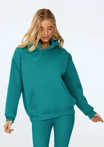 DKaren Woman's Sweatshirt Oseye Marine Green