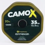 Ridgemonkey náväzcová šnúrka connexion camox stiff coated hooklink 20 m - 35 lb