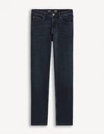 Dark grey men's straight fit jeans Celio C15