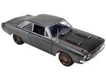 1970 Dodge Dart Street Fighter "Bullseye" Dark Gray Metallic with Black Hood and Tail Stripe Limited Edition to 264 pieces Worldwide 1/18 Diecast Mod