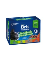 Brit Premium by Nature Sterilized Plate Chunks in Gravy - 12x100g