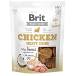 BRIT meaty jerky  CHICKEN meaty coins - 80g