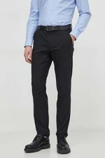 Kalhoty Calvin Klein pánské, černá barva, jednoduché, K10K112816