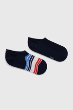 Ponožky Tommy Hilfiger 2-pack pánské, tmavomodrá barva, 701227297