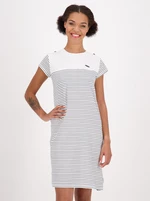 White striped dress with belt Alife and Kickin