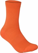 POC Fluo Sock Fluorescent Orange S Calcetines de ciclismo