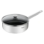 Patelnia z pokrywką ze stali nierdzewnej ø 24 cm Cook Eat – Tefal