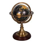 Globus dekoracyjny z podstawą drewna palisandrowego Antic Line Globe, ø 17 cm