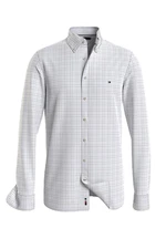 Tommy Hilfiger Košeľa - MULTI GINGHAM SF SHIRT sivá