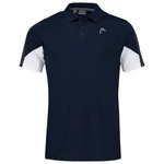 Pánské tričko Head  Club 22 Tech Polo Shirt Men Dark Blue  XXL