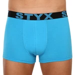 Pánské boxerky Styx sportovní guma světle modré
