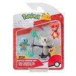 Jazwares Pokémon akčné figúrky Magby, Squirtle a Alolan Marowak - 5 cm